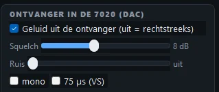 Kaartje Ontvanger in de 7020 (DAC)